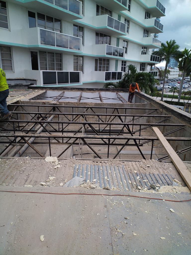 Commercial deck restoration